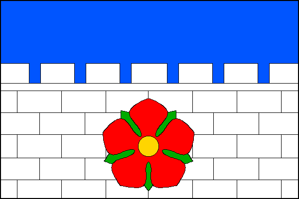 Vlajka obce Borovany