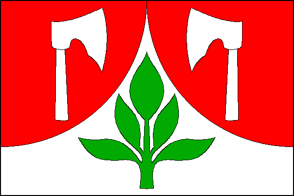 Vlajka obce Proseč pod Ještědem