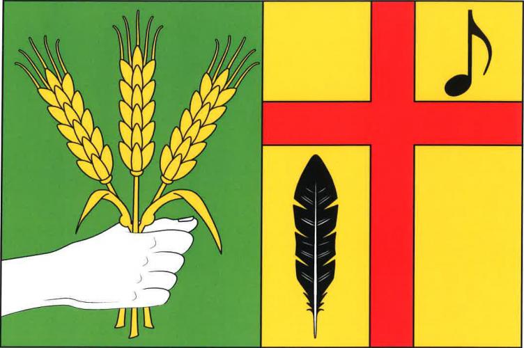 Vlajka obce Menhartice