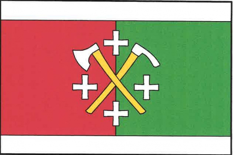 Vlajka obce Velká Lhota