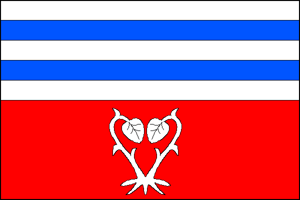 Vlajka obce Všemyslice