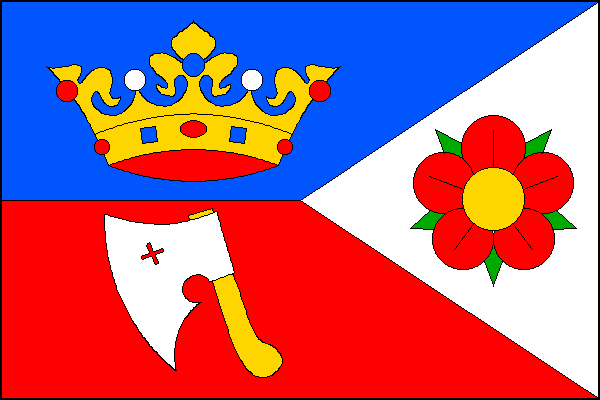 Vlajka obce Kájov