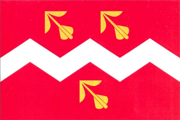 Vlajka obce Zubčice