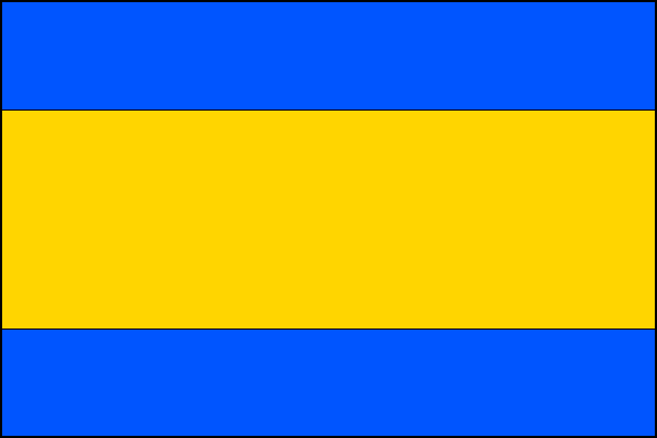 Vlajka obce Dačice