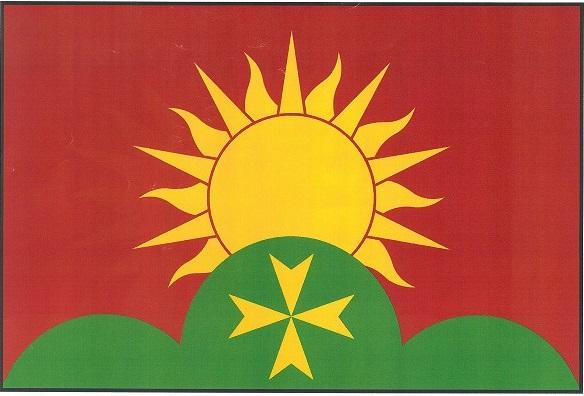 Vlajka obce Slunečná