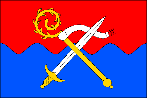 Vlajka obce Bystrovany