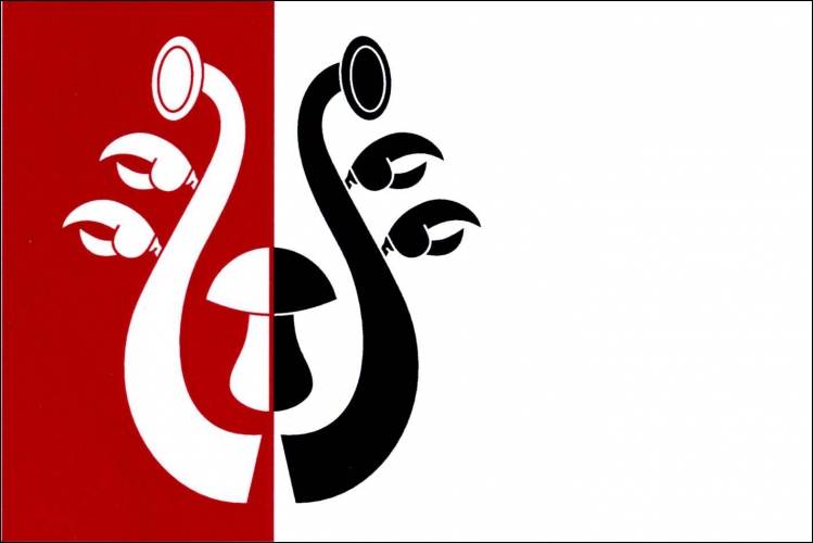 Vlajka obce Hřibiny-Ledská