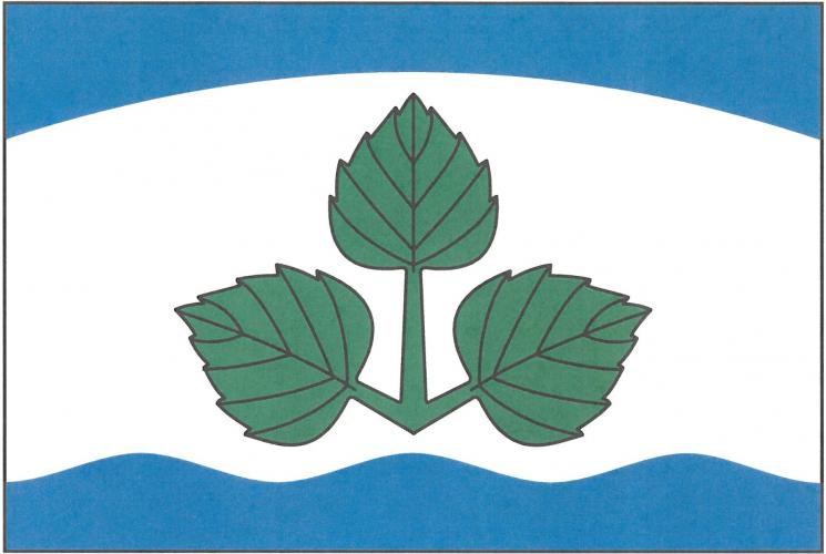 Vlajka obce Zábřezí-Řečice