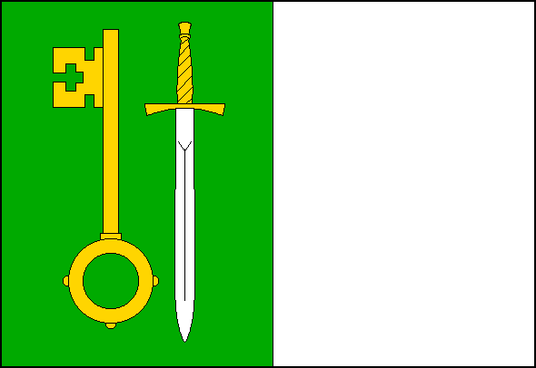 Vlajka obce Albrechtice nad Vltavou