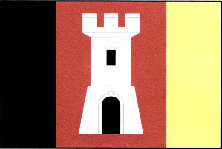 Vlajka obce Orlík nad Vltavou