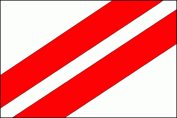 Vlajka obce Milasín