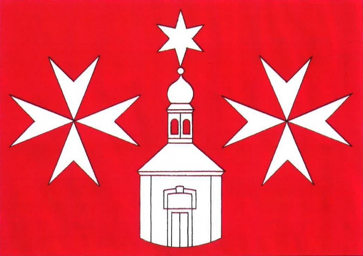 Vlajka obce Smetanova Lhota