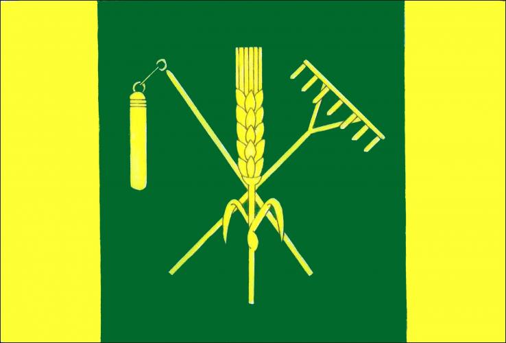 Vlajka obce Chlumany