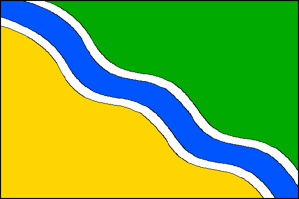 Vlajka obce Cvrčovice