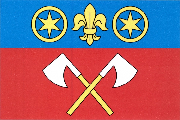 Vlajka obce Skočice