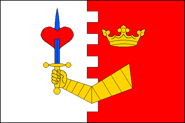 Vlajka obce Škvořetice