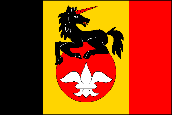 Vlajka obce Slezské Pavlovice