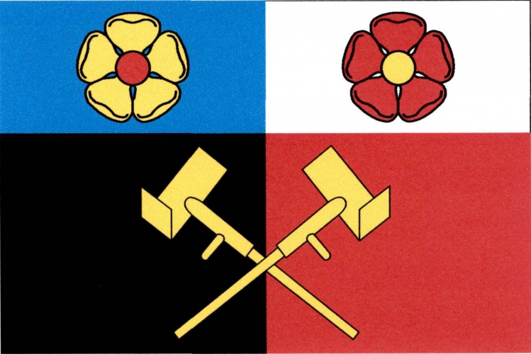 Vlajka obce Borkovice