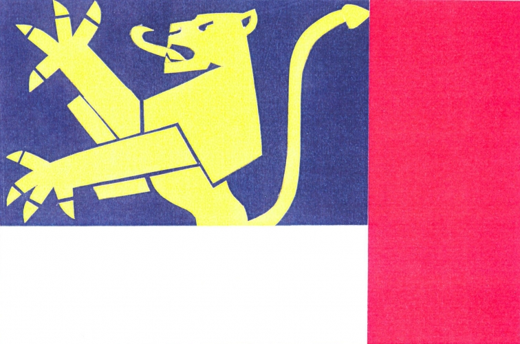 Vlajka obce Dražice