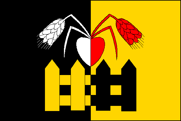 Vlajka obce Oplocany