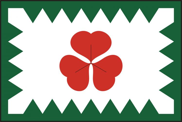 Vlajka obce Kopřivná