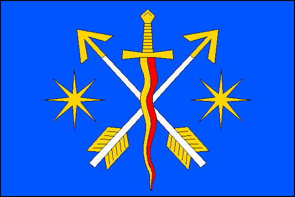 Vlajka obce Postřelmůvek