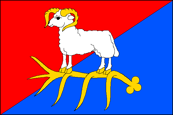 Vlajka obce Blížejov