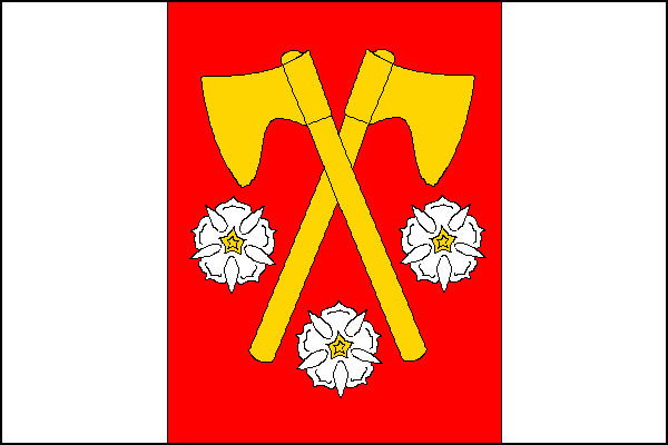 Vlajka obce Skorošice