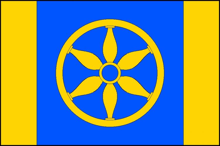 Vlajka obce Koloveč