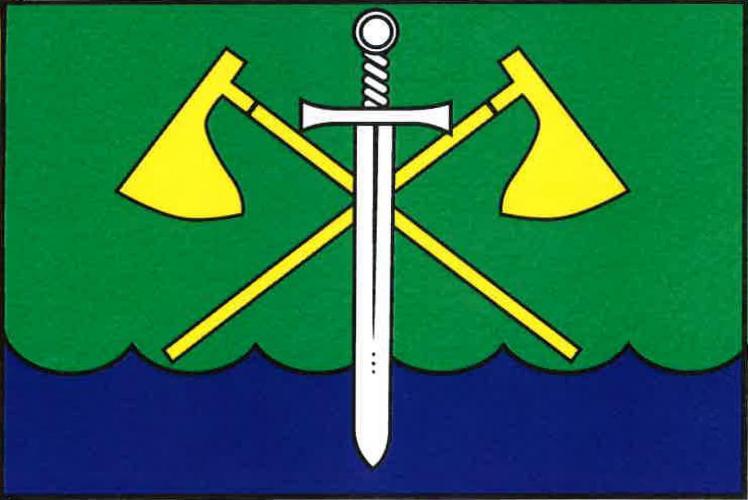 Vlajka obce Postřekov