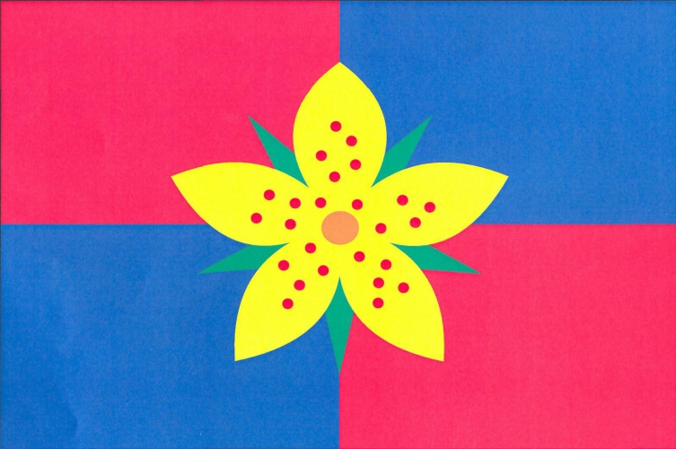 Vlajka obce Tlumačov