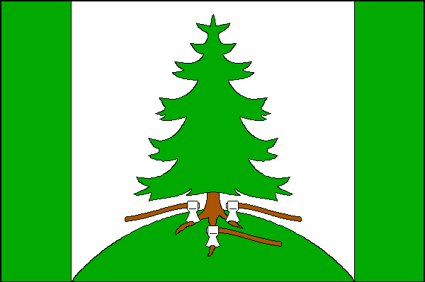 Vlajka obce Tři Sekery