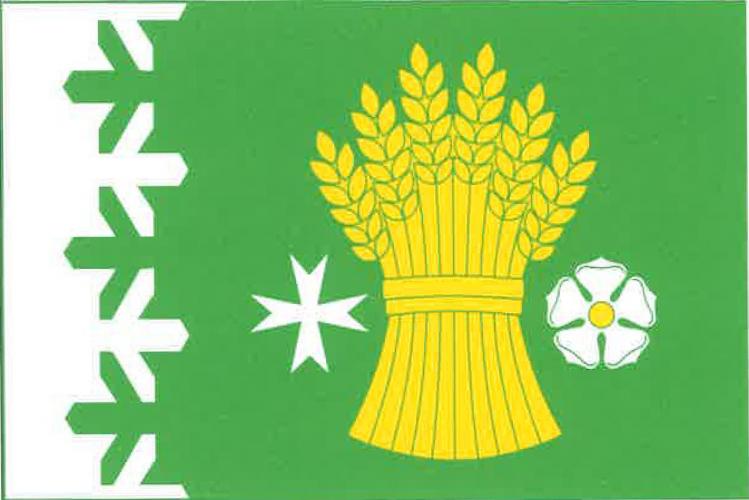 Vlajka obce Velké Chvojno