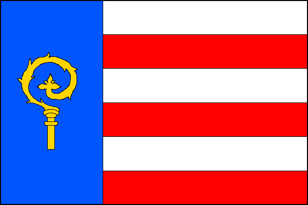 Vlajka obce Měčín