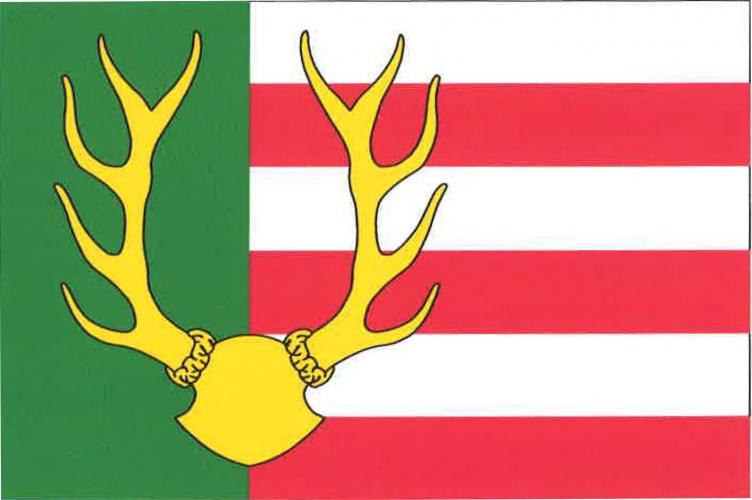 Vlajka obce Železná Ruda