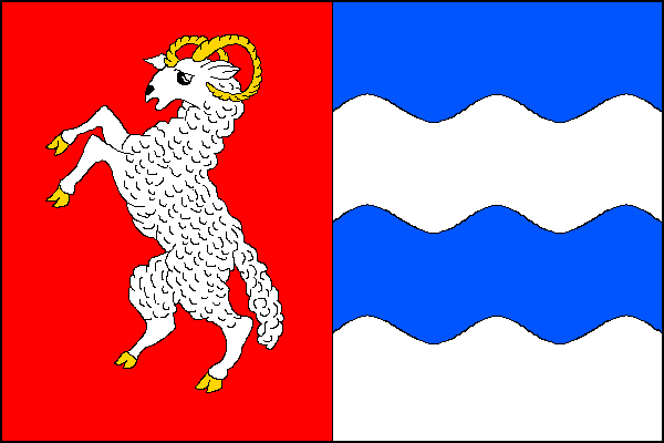 Vlajka obce Ždírec