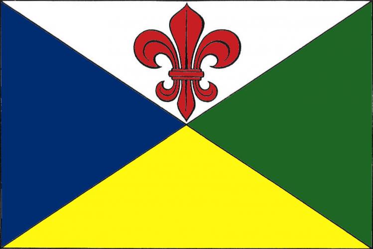 Vlajka obce Dobříč