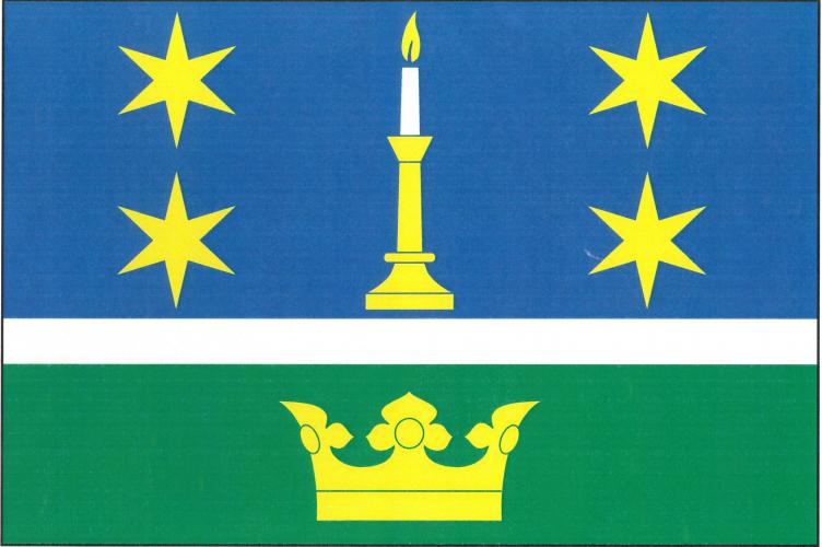 Vlajka obce Hromnice