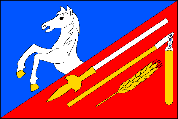 Vlajka obce Bujesily