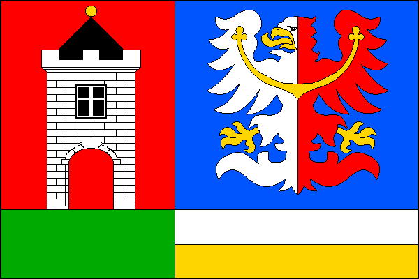 Vlajka obce Bezdružice