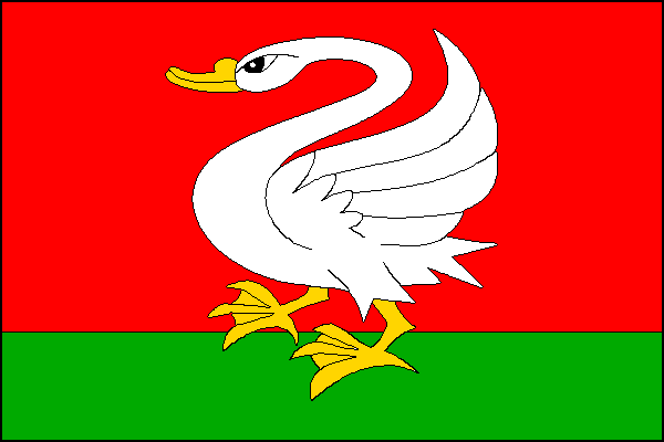 Vlajka obce Černošín