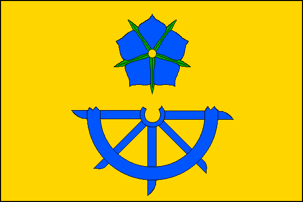Vlajka obce Pístina