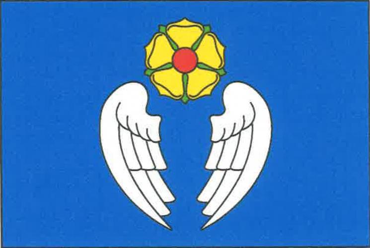 Vlajka obce Bořetín