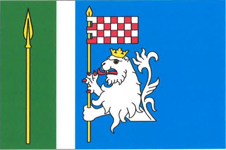 Vlajka obce Valkeřice