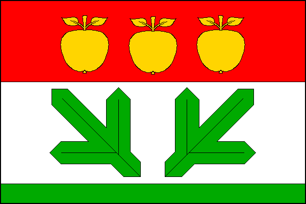 Vlajka obce Boleboř
