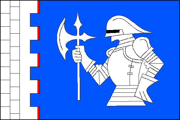 Vlajka obce Březno