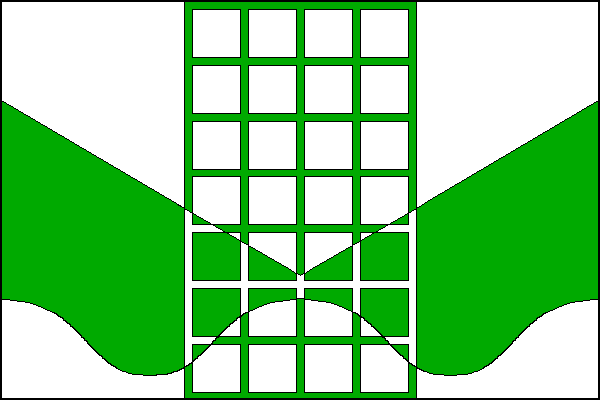 Vlajka obce Rokle