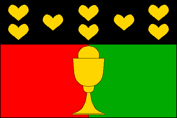 Vlajka obce Koberovy