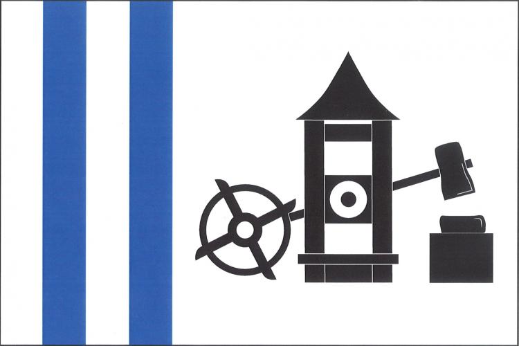 Vlajka obce Velké Hamry