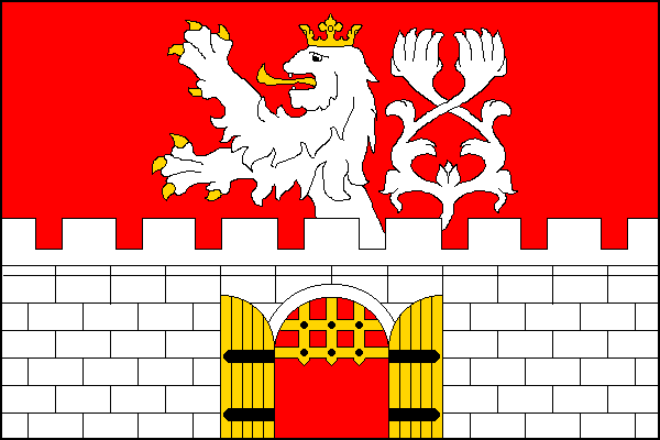 Vlajka obce Litoměřice